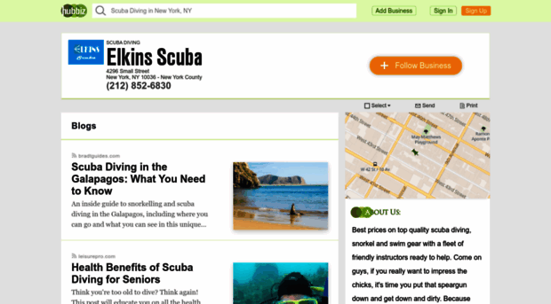 elkins-scuba.hub.biz