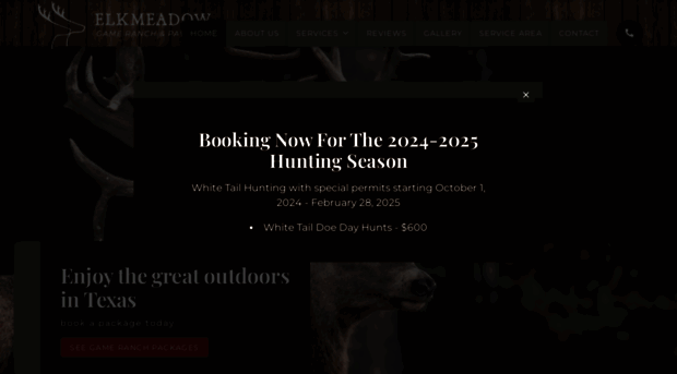 elkmeadowgameranch.com