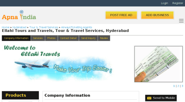 ellahitravels-hyderabad.apnaindia.com