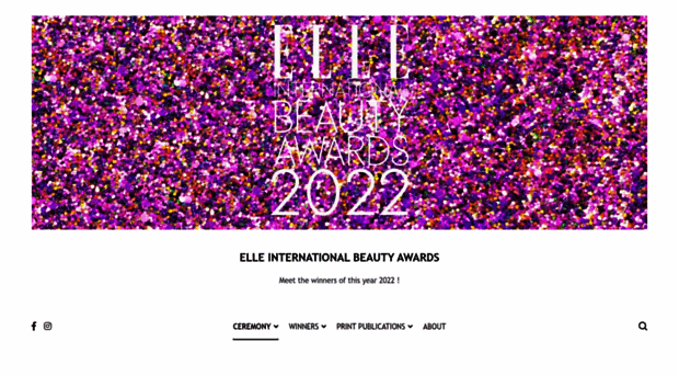 elleinternationalbeautyawards.com