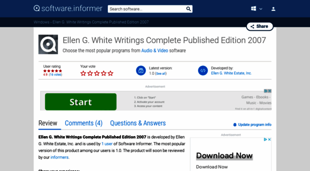 ellen-g-white-writings-complete-publishe.software.informer.com