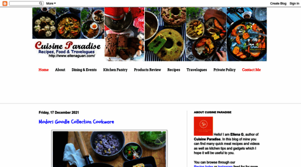 Cuisine Paradise, Singapore Food Blog