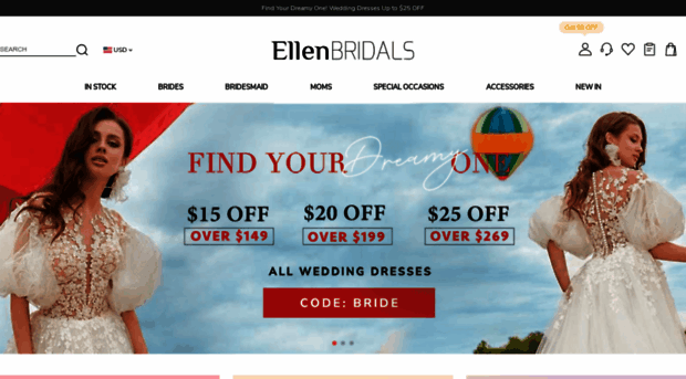 ellenbridals.com