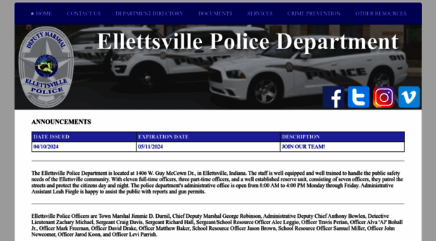 ellettsvillepolice.com