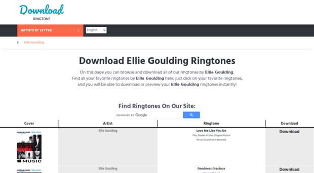 elliegoulding.download-ringtone.com