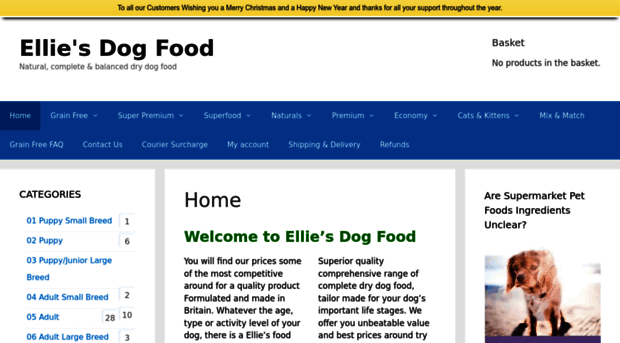 elliesdogfood.co.uk