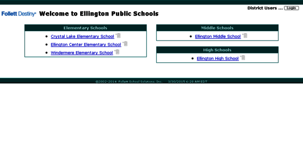 ellingtonschools.follettdestiny.com