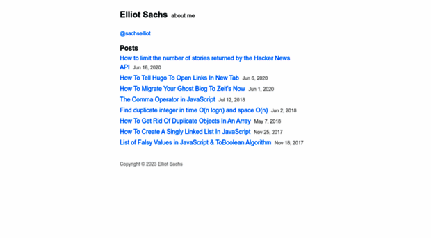 elliotsachs.com