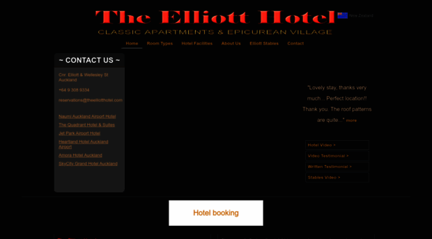 elliottaucklandcityhotel.com