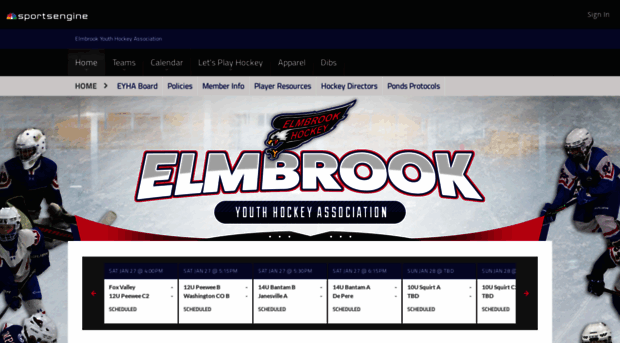 elmbrookyouthhockey.org