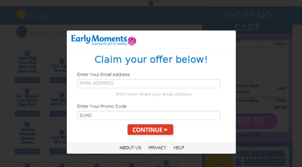 elmo.earlymoments.com