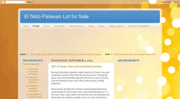 elnido.palawanlotsale.com