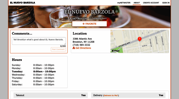 elnuevobarzolarestaurant.netwaiter.com