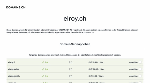 elroy.ch