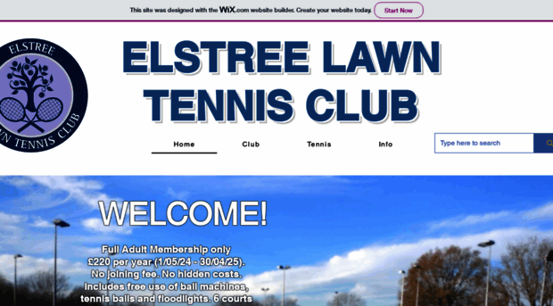 elstreetennis.com