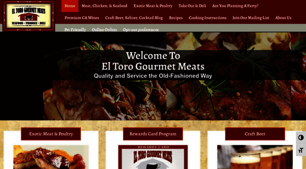 eltorogourmetmeats.com