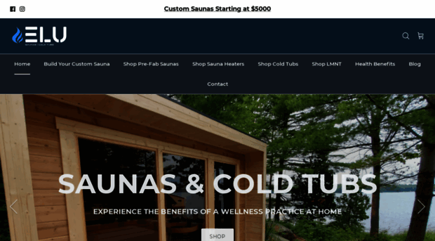 elusaunascoldtubs.com