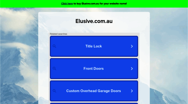 elusive.com.au