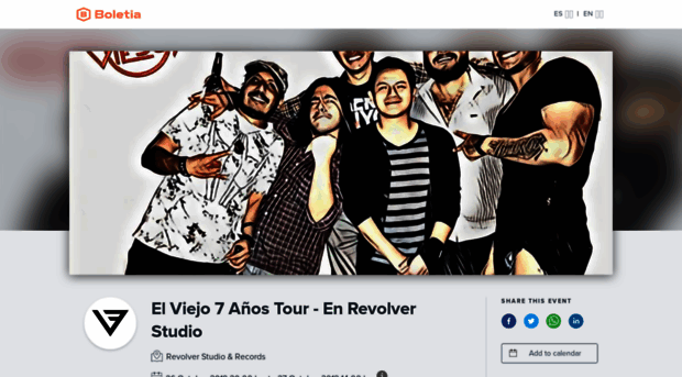 elviejo7enrevolverstudio2019.boletia.com