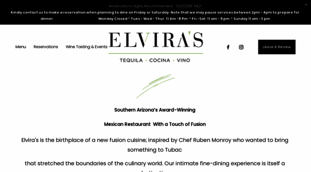 elvirasrestaurant.com