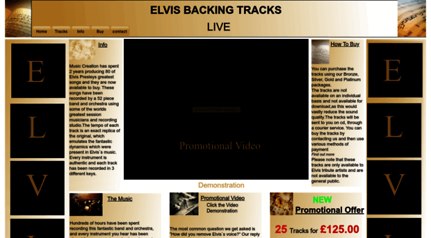 elvisbackingtracks.com