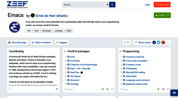 emacs.zeef.com