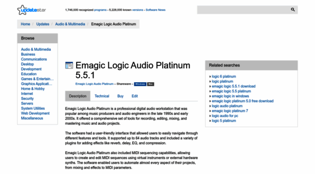 emagic-logic-audio-platinum.updatestar.com