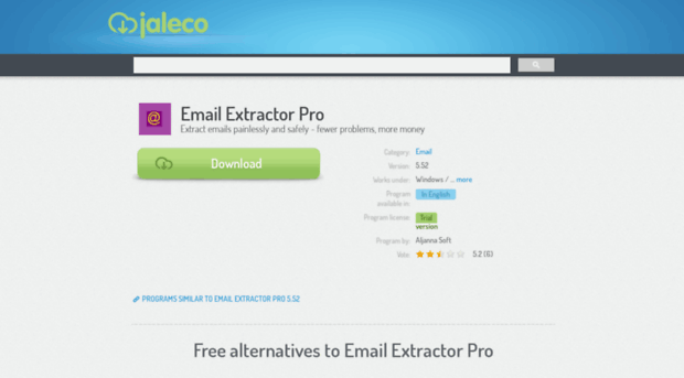 email-extractor-pro.jaleco.com