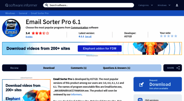 email-sorter-pro.software.informer.com