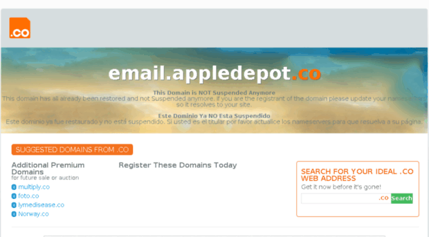 email.appledepot.co