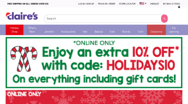 email.claires.com