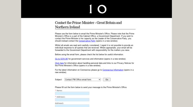 email.number10.gov.uk