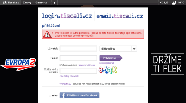 email.tiscali.cz