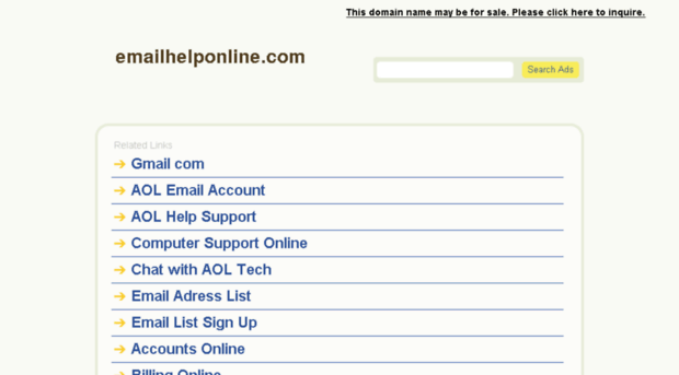 emailhelponline.com