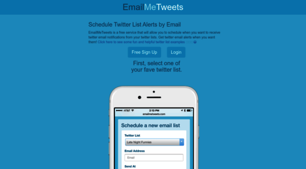 emailmetweets.com