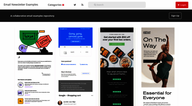 emailnewsletterexamples.com