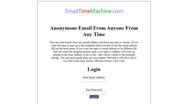 emailtimemachine.com