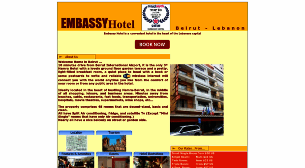 embassyhotellebanon.com