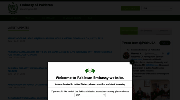 embassyofpakistan.com