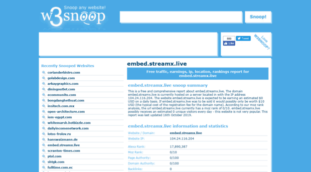 embed.streamx.live.w3snoop.com