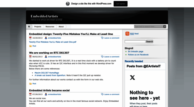 embeddedartists.wordpress.com