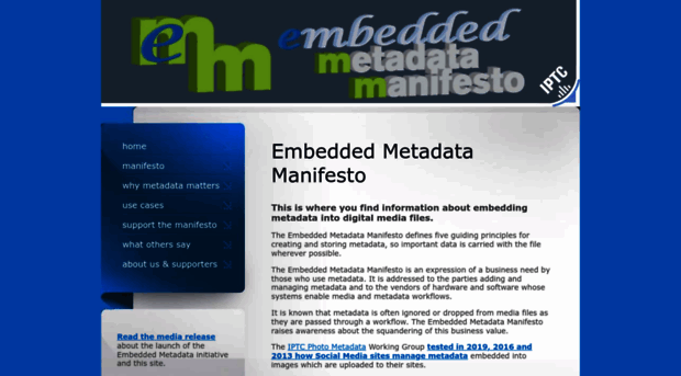 embeddedmetadata.org