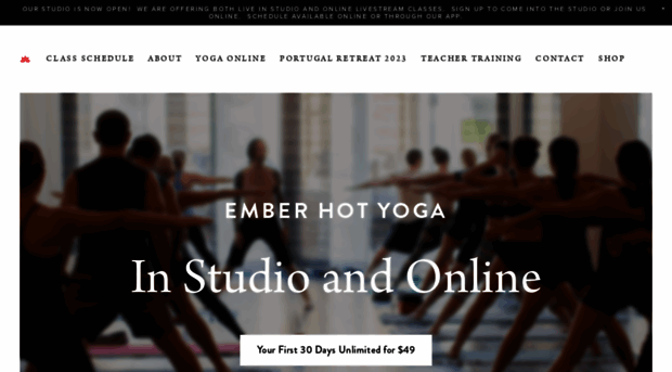 emberyoga.com