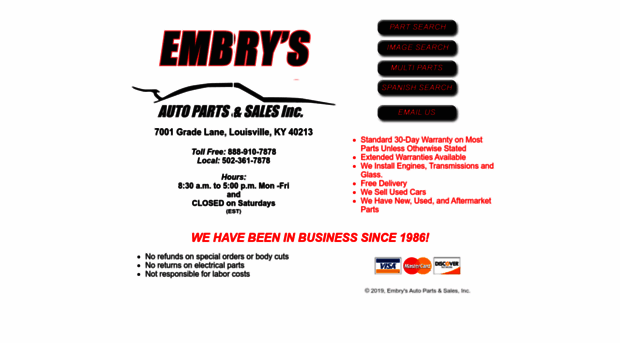 embrysautoparts.com