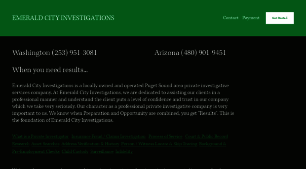 emeraldcityinvestigations.com