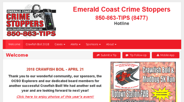 emeraldcoastcrimestoppers.com