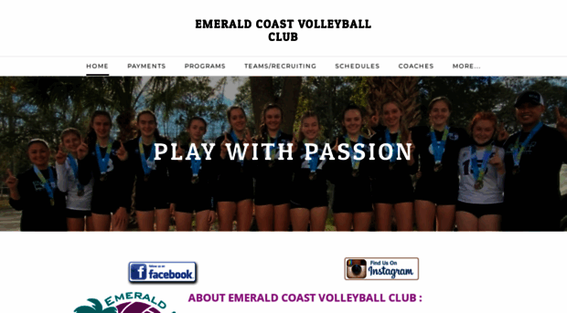 emeraldcoastvolleyballclub.com