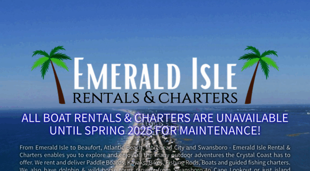 emeraldislerentalsandcharters.com