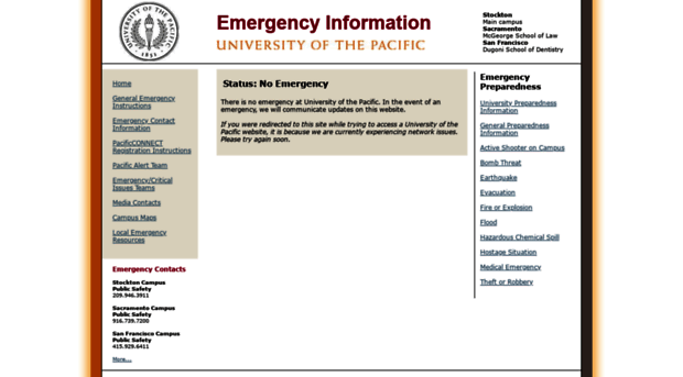 emergency.pacific.edu