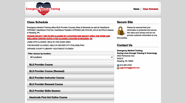 emergencymedicaltraining.enrollware.com